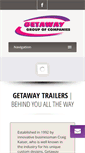 Mobile Screenshot of getawaytrailers.co.za